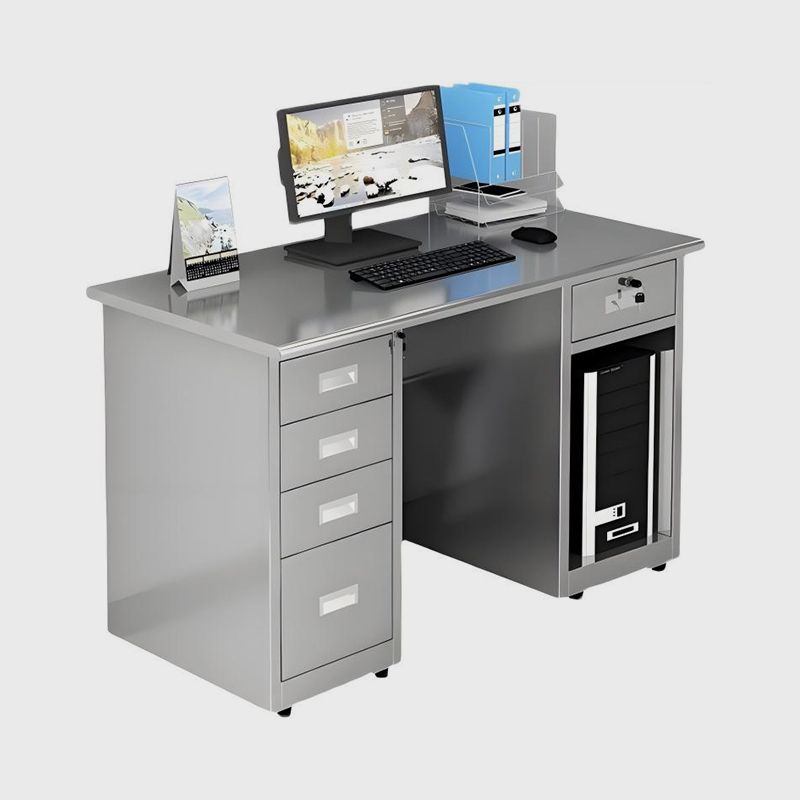 Mesa de computador sem poeira em aço inoxidável