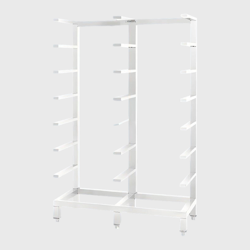 Rack de armazenamento de cesta médica de aço inoxidável